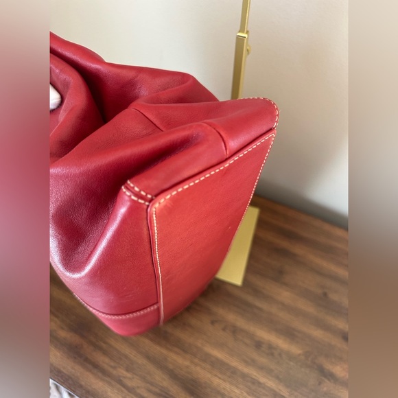 Coach Vintage Legacy SoHo Red Leather Tote & Dustbag